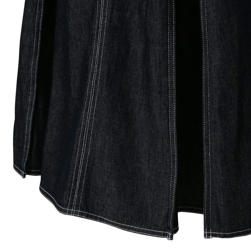 Francfranc Franc Dennier Full Apron Black Apron for Women Black