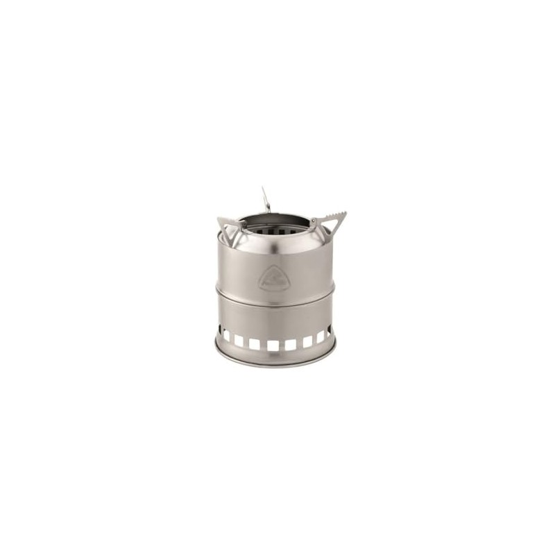 Robens Lumberjack Wood Stove, Silver, 13.5 x 16 cm