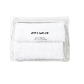 Grown Alchemist Luxury Face Cloths - Pack of 2 Reusable Natural Makeup Remover Wipes - Soft Cotton Facial Cleansing Cloths for All Skin Types - Sustainable Alternative to Disposable Face Wipes