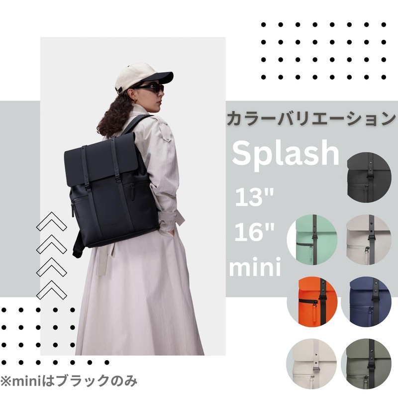 GASTON LUGA SPLÄSH 2.0 Splash 2.0 Backpack, For 13 Inch