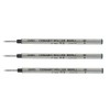 Auto Rollerball Pen Refill, 0.5, Black, C-305, Black, Set of