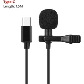 TTSTAR vlog vlogging Broadcast Computer Pc Podcast lavalier Clip Recording Bluetooth Wireless Cell Phone Plug asmr Lapel Tiny lav External Mini Wired YouTube microfono Shirt Camera mic Microphone