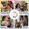 BMMN 200PCS Paint Tray Palettes for Kids, White
