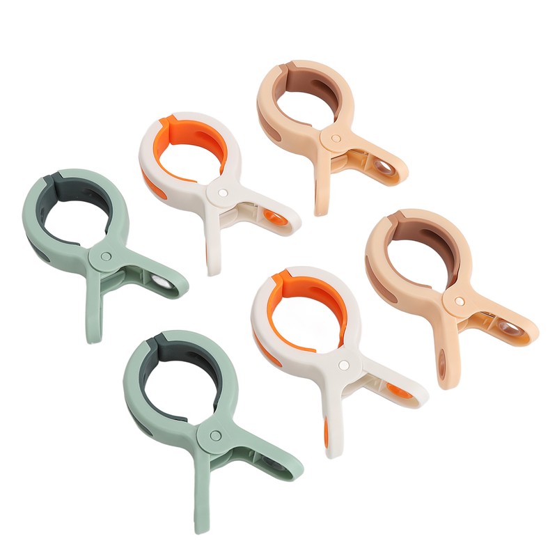 6PCS Beach Towel Clips Multifunctional Rustproof Windproof Quilt Drying Clip