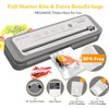 MEGAWISE Vacuum Sealer Machine 2025, 80kPa High Suction Power, One-Touch