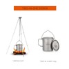 TOMSHOO Ultralight 750ml Titanium Pot Portable Titanium Water Mug Cup