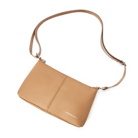 WESTBRONCO Crossbody Bag for Women Vegan Leather Wallet Purses Satchel Shoulder Bags Small Size, 0nylon-brown, Crossbody Bag