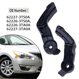 YLT Auto Front Bumper Bracket Retainer Support For 2013 2014 2015 Nissan Altima LHRH
