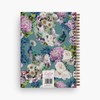 Lola Design - Large Spiral Notebook Organiser, Floral Peacock Design