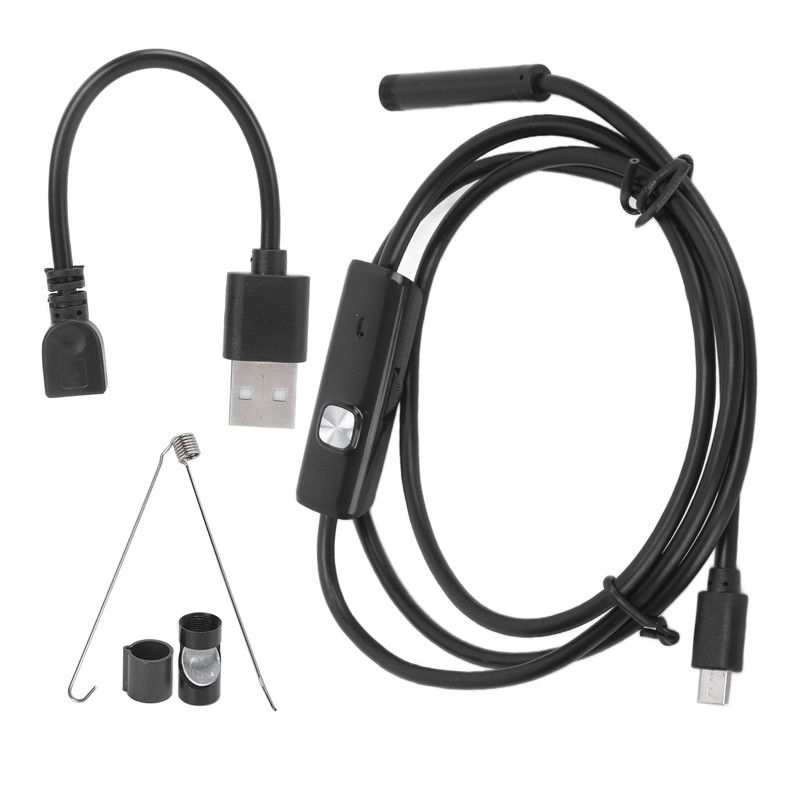 AN97‑7 7mm Endoscope Camera IP67 Waterproof Inspection Camera Borescope 6LED