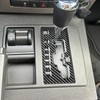 PJFUS Real Soft Black Carbon Fiber Car Center Console Automatic