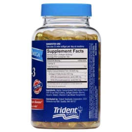 PURE Alaska Omega-3 500 mg. EPA+DHA, 180 Mini Softgels