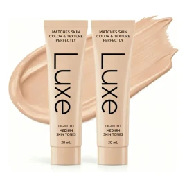 Aa Ws Luxe Research, 2 Unidades, Base De Maquillaje Que Camb
