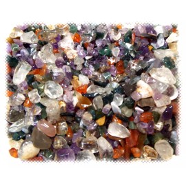 1 lb Lots Polished Natural Gemstones  Amethyst Carnelian Quartz Moss Agate +More