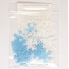 Doodylou Edible Wafer Blue & White Christmas Snowflakes, 2.5cm, 48