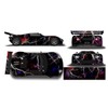 White Lightning Strike Graphic Vinyl Car Wrap Film Sheet +
