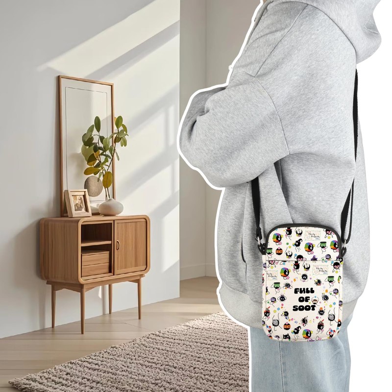 MBMSO Soot Sprite Crossbody Bag Full of Soot Spirited Away