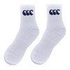 Canterbury Unisex Crew 3 Pack Socks, White/Navy, L