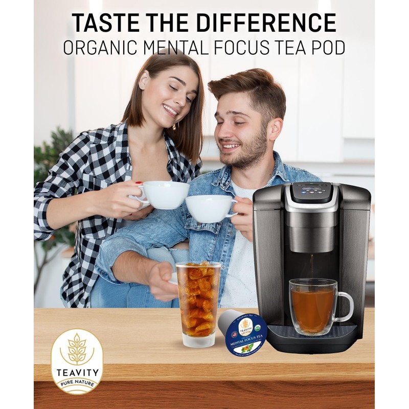 Organic Tea Pods with Moringa, Pepeppermint, Holy Basil & Turmeric