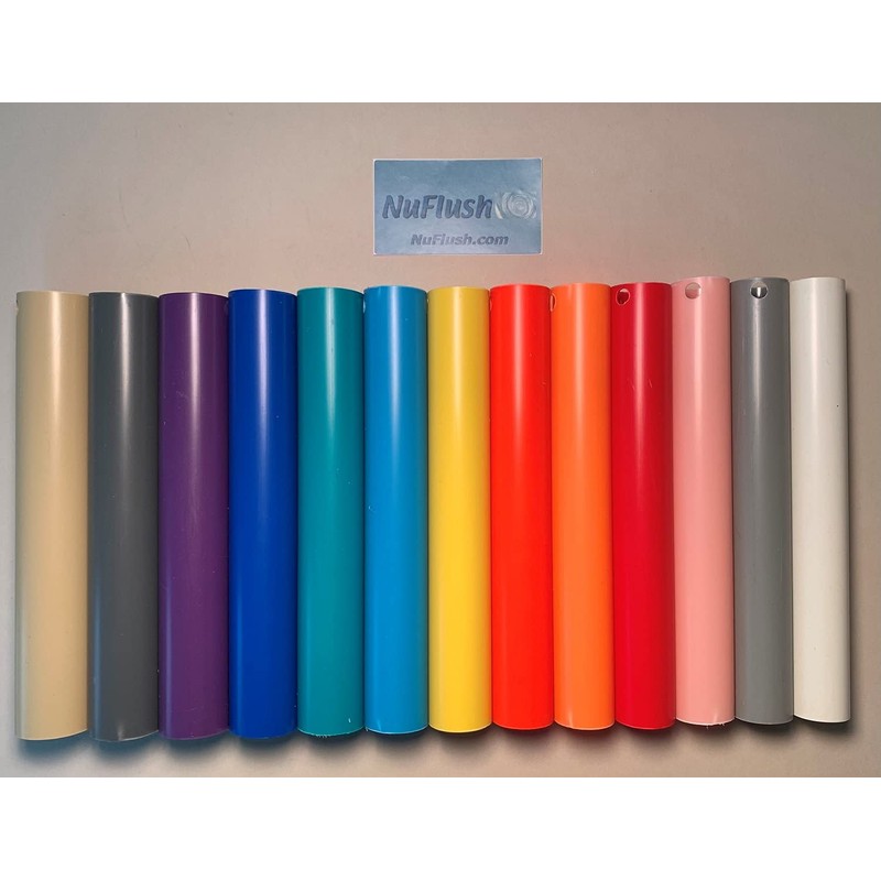 Toilet Flush Valve Extension Tubes 4 Pack by Nuflush