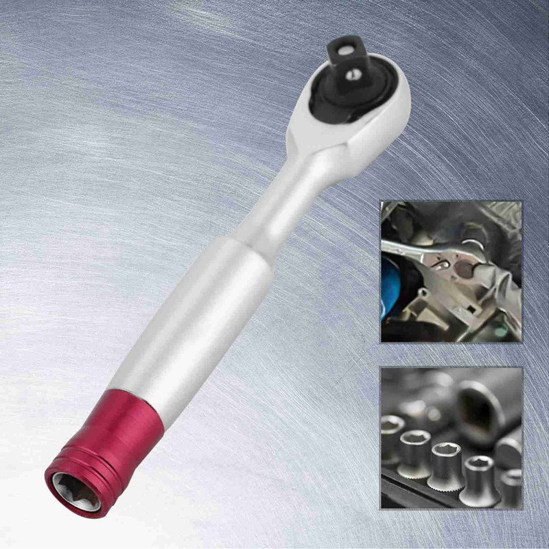 Mini 1/4 Inch Rachet Wrench Set Repair Tool For Vehicle