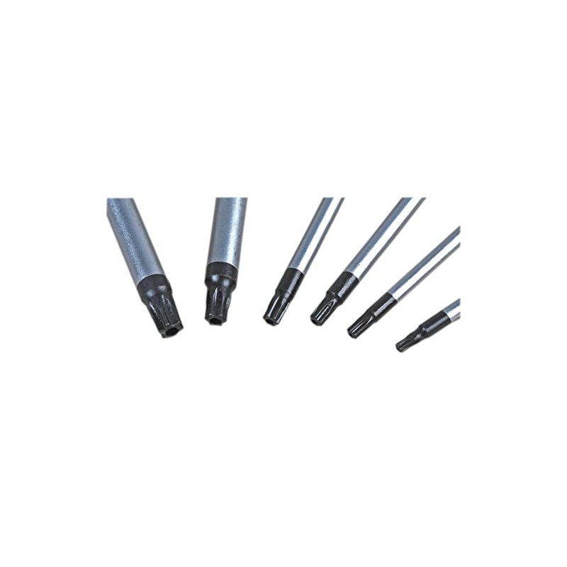 DURATOOL D03443 Tamperproof Torx Screwdriver Set, 6 Piece