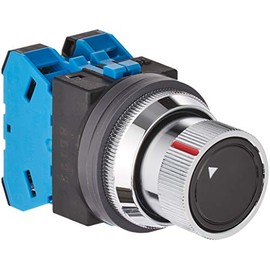 IDEC ASBN220N-D01B TWN Series Selector Pushbutton Switch, Diameter 1.2 inches (30 mm), Ring Operation Type