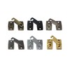 QCAA Solid Brass Shutter Bar/Door Latch, 7/8" x 2-3/32", Satin