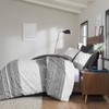 INK+IVY King Comforter Set, Chic Chevron Chenille Tufting, Boho Comforters