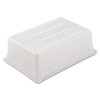 Rubbermaid 3500WHI Food/Tote Box, 12.5gal, 26w x 18d x 9h,