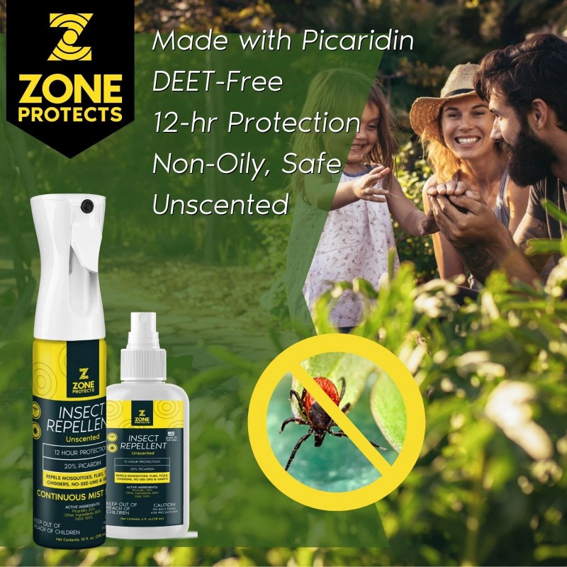 Zone Protects Insect Repellent; Picaridin-Base