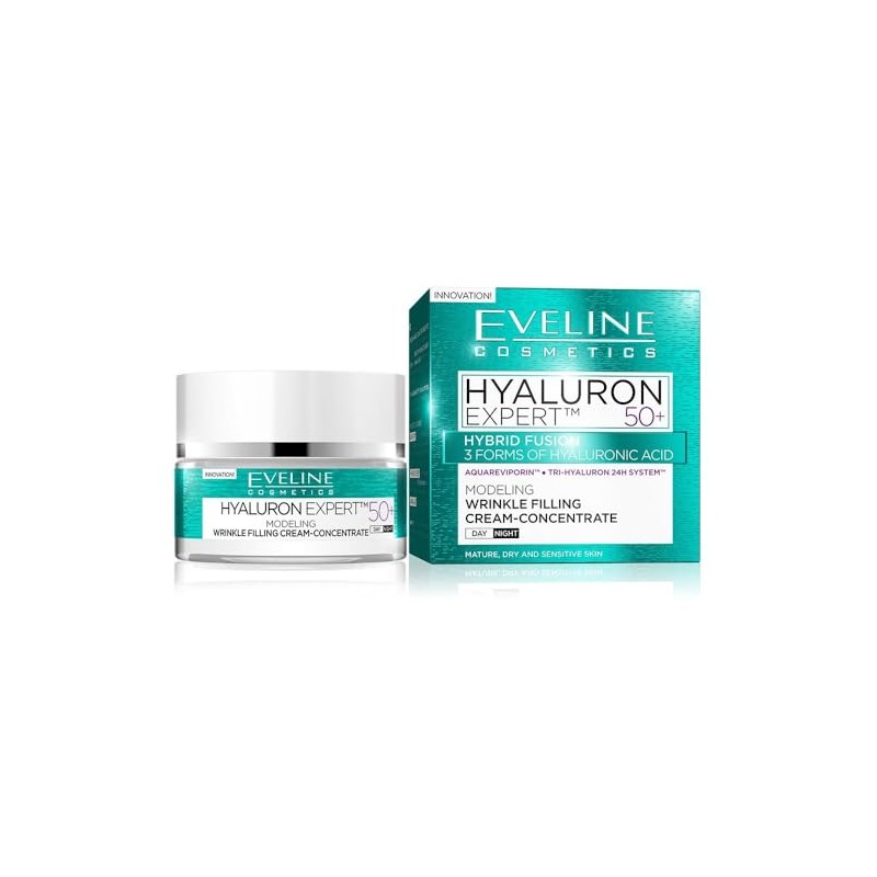 Eveline Cosmetics Hyaluron Expert Wrinkle Filling Cream, 50 ml