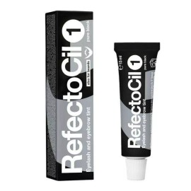 Refectocil Eyebrow Tinting Kit with Tint Brush & Cream Developer [Choose Color] - Pure Black #1