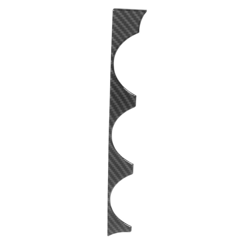 Car Air Conditioning Knob Panel Frame Trim Carbon Pattern Smooth