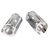 Unbranded Aluminum Fork Boot Slider Cover Cow Bells For Harley