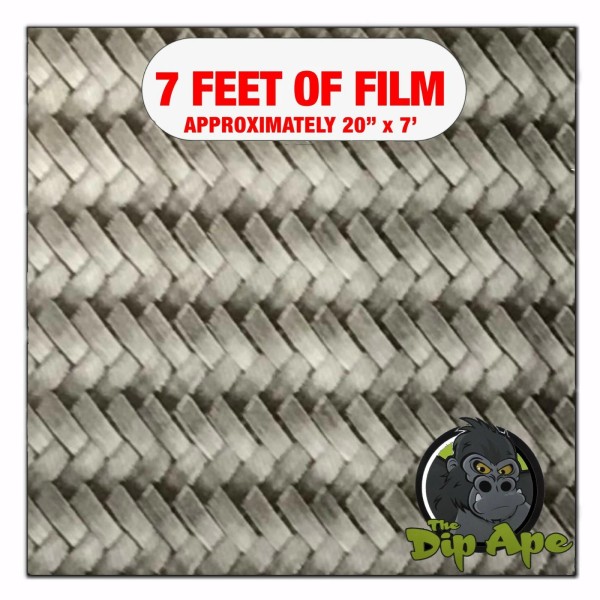 DIP APE Hydrographic film Carbon Fiber 18 hydro dipping 7'