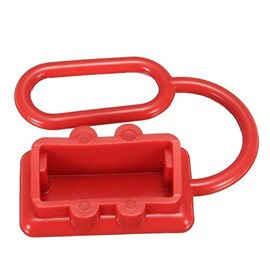 TuToy 4Pcs 50A Dc 12-24V Dust Cap Cover For Anderson Plug Cover Style Connectors Dust Cover Caps Red