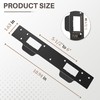 Double Hole Door Strike Plate, 5-1/2 in to 6 in