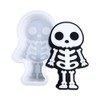 Duawenki Human Skeleton Shape Car Freshie Silicone Mold for Making