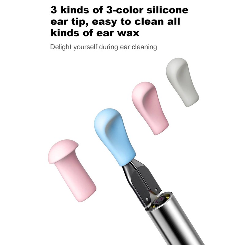 3in1 Visual Ear Scoop Endoscopic Ear Pickers Earwax Remover Tool