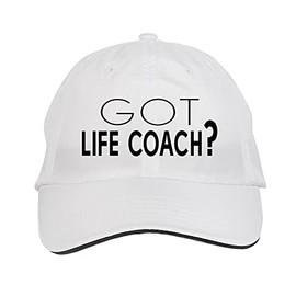 Makoroni - GOT Life Coach Hat Adjustable Cap, DesA85 White