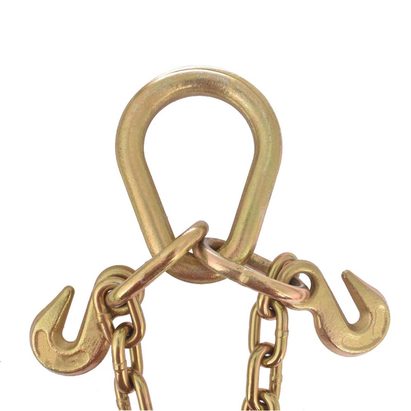 ANTUKO 5/16 Inch x 2 FT G70 Tow Chain J-Hooks