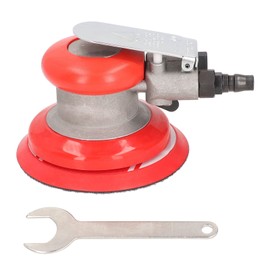 Air Orbital Sander 5in Pneumatic Polisher Sandpaper Palm Sanding Machine for Car Furniture Palm Sander Pneumatic Polisher