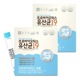 Jongkundang 종근당 프로바이오틱스 유산균19 2g 60포 2박스 4개월분 Jongkundang Probiotics Lactobacillus 19 2g 60 packs 2 boxes 4 months supply