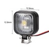 INJORA 12.8mm Square LED Light with Bracket for RC Car