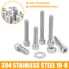 JNNJ Pack of 175 Car Cylinder Screws with Hexagon Socket,