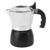 Moka Pot with Double Valve 150ML octagonal Aluminum Moka Stovetop