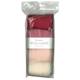 ハマナカ ウールキャンディ オーキッドピンク 4色セット H441-120-2