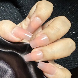 Uñas postizas de cobertura total reutilizables, con diseño de prensa francesa, disponibles en varios colores, ideales para mujeres y fiestas.