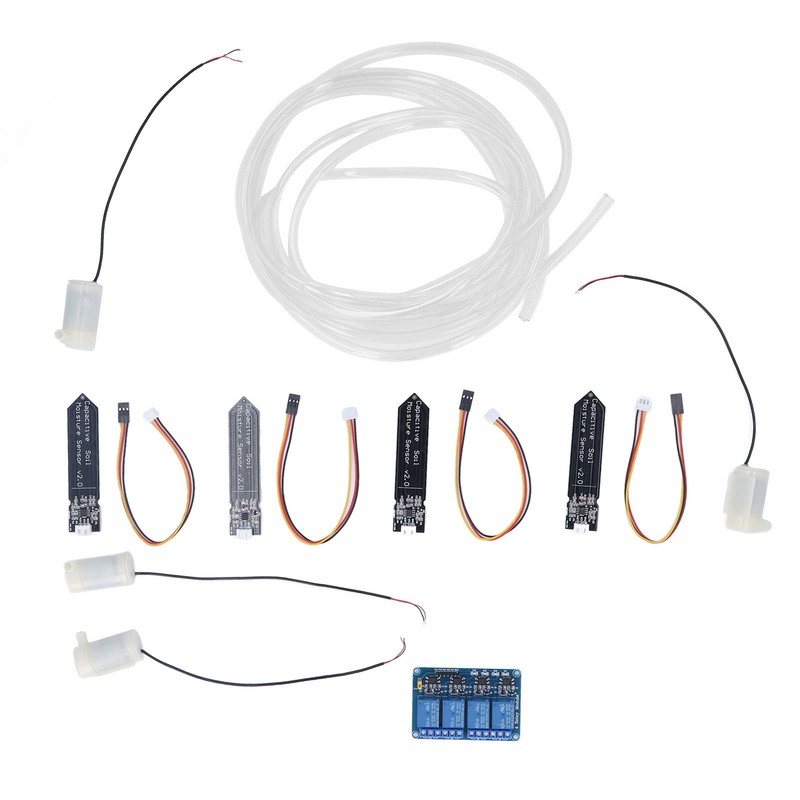 Automatic Irrigation Kit Self Watering System 4 Way Relay for